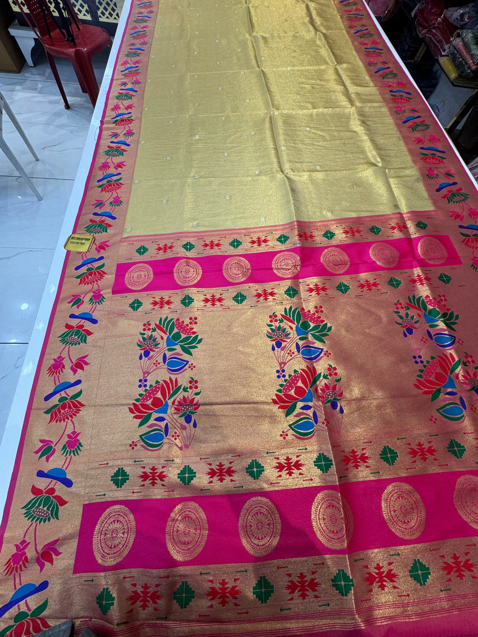 South Indian lotus tissue ( moti colour)