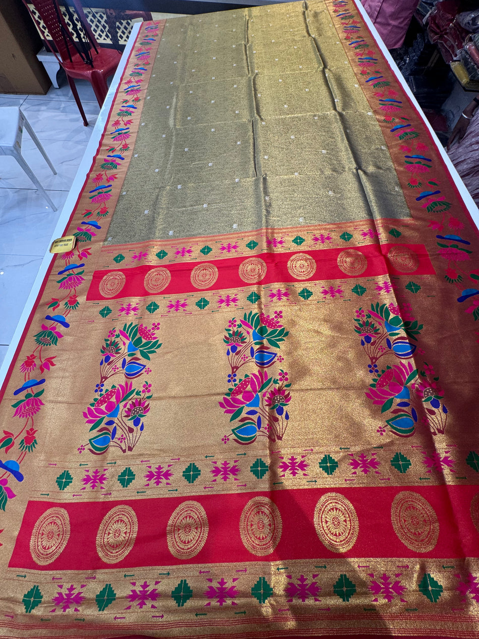 South Indian lotus tissue (Mendi colour )