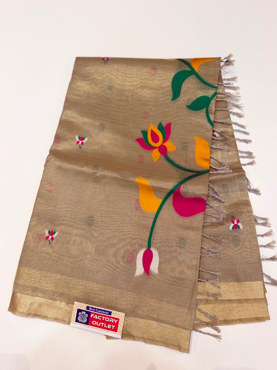 Jamnani tissue ( grey colour )