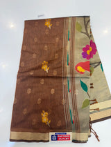 MEENA JAMDHANI SAREE (COLOUR : LIGHT CHOCKLET)