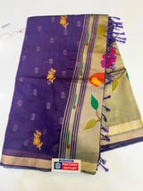 MEENA JAMDHANI SAREE (COLOUR : PURPLE)