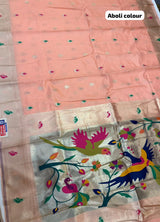 BAMBOO PAITHANI SAREE (COLOUR : ABOLI)