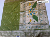 NEW MORE PAITHANI SAREE (COLOUR : POPTI)