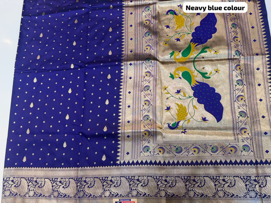 NEW MORE PAITHANI SAREE (COLOUR : NEAVY BLUE)
