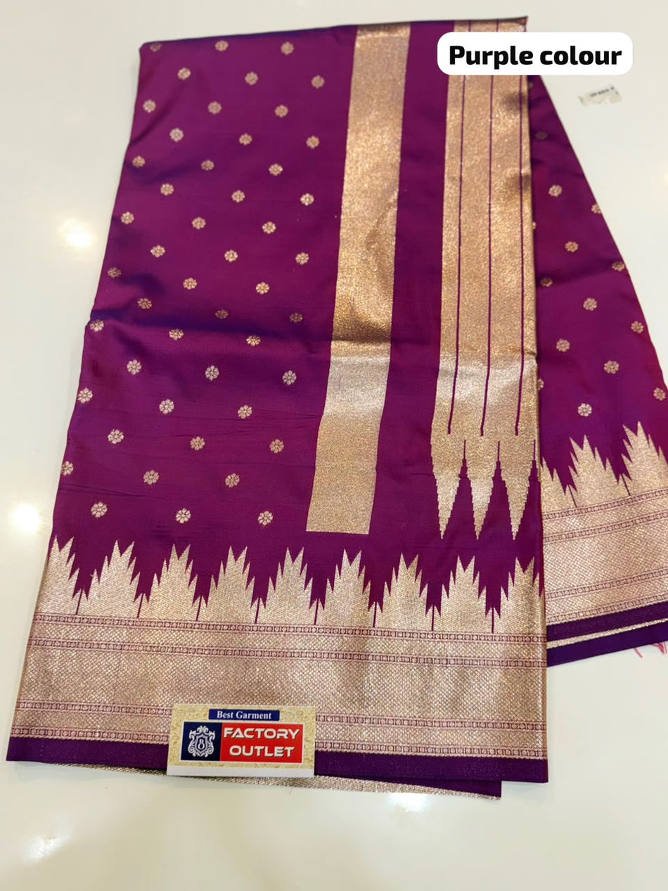 IRKAL SILK SAREE (COLOUR : PURPLE)