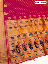 DESIGNER KALANJALI SAREE (COLOUR : RANI)
