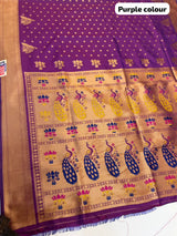 DESIGNER KALANJALI SAREE (COLOUR : PURPLE)