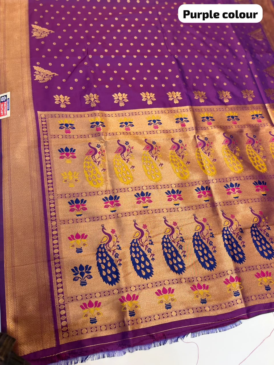 DESIGNER KALANJALI SAREE (COLOUR : PURPLE)