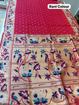 RAJHANS PAITHANI SAREE (COLOUR : RANI)
