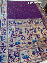 RAJHANS PAITHANI SAREE (COLOUR : PURPLE)